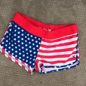 Hurley festive shorts